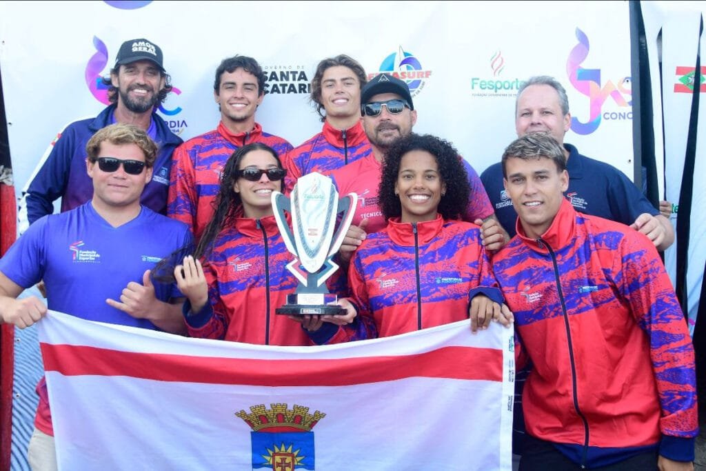 Equipe de Florianópolis campeã do JASc. Foto Márcio David
