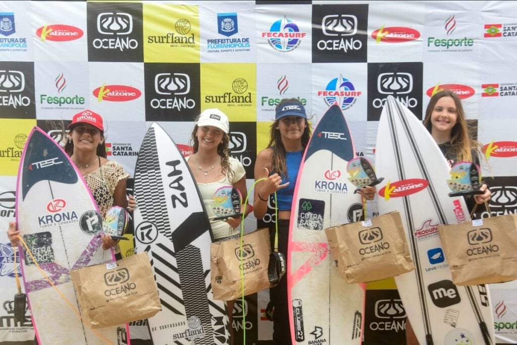 Pódio Sub 14 Feminino Foto Márcio David