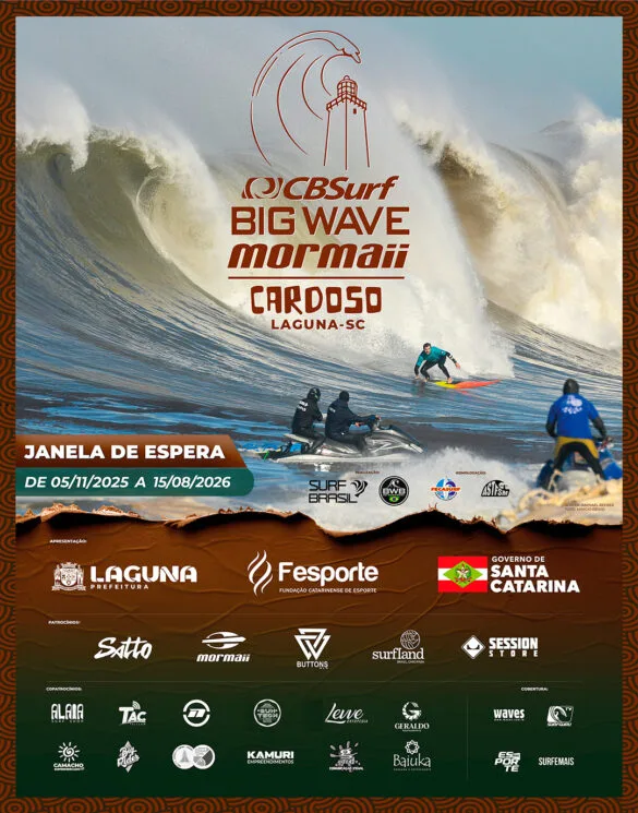 Cartaz Big Wave Mormaii Cardoso