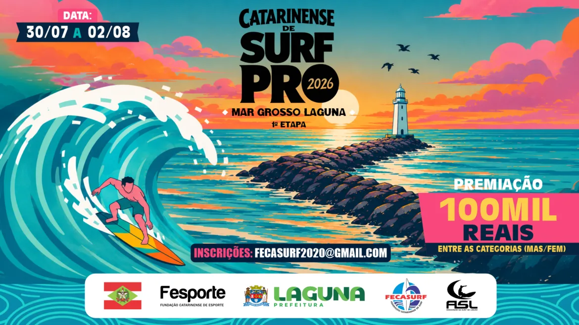 Cartaz Circuito Catarinense Pro Laguna