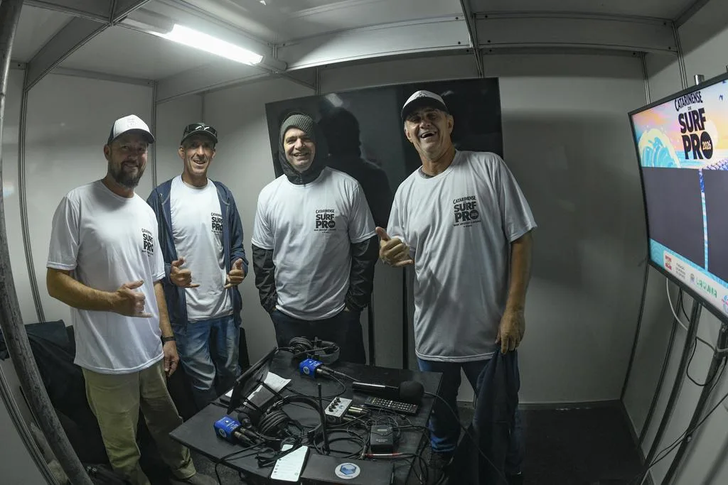 Equipe da Transmissão Foto Marcio David Fecasurf