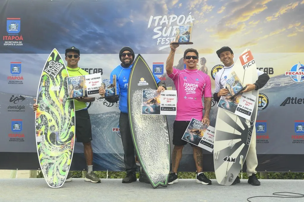 Podio The Legends 30 Mais Marcio David Fecasurf