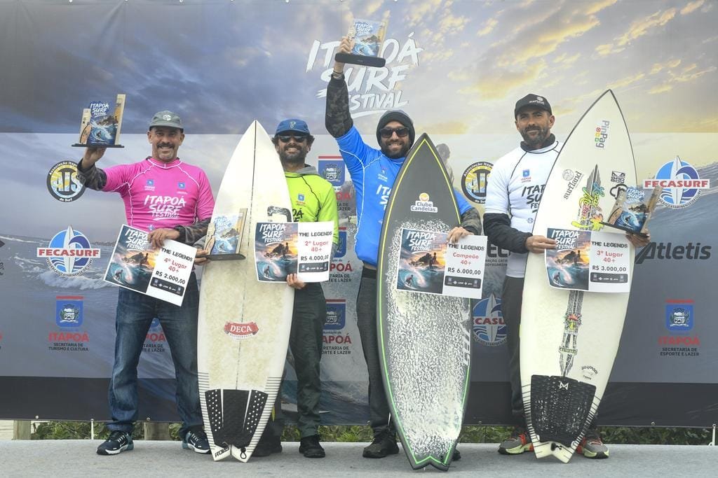 Podio The Legends 40 Mais Marcio David Fecasurf