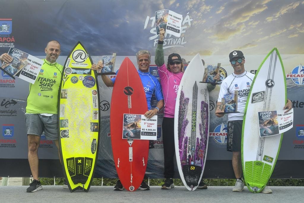 Podio The Legends 50 Mais Marcio David Fecasurf
