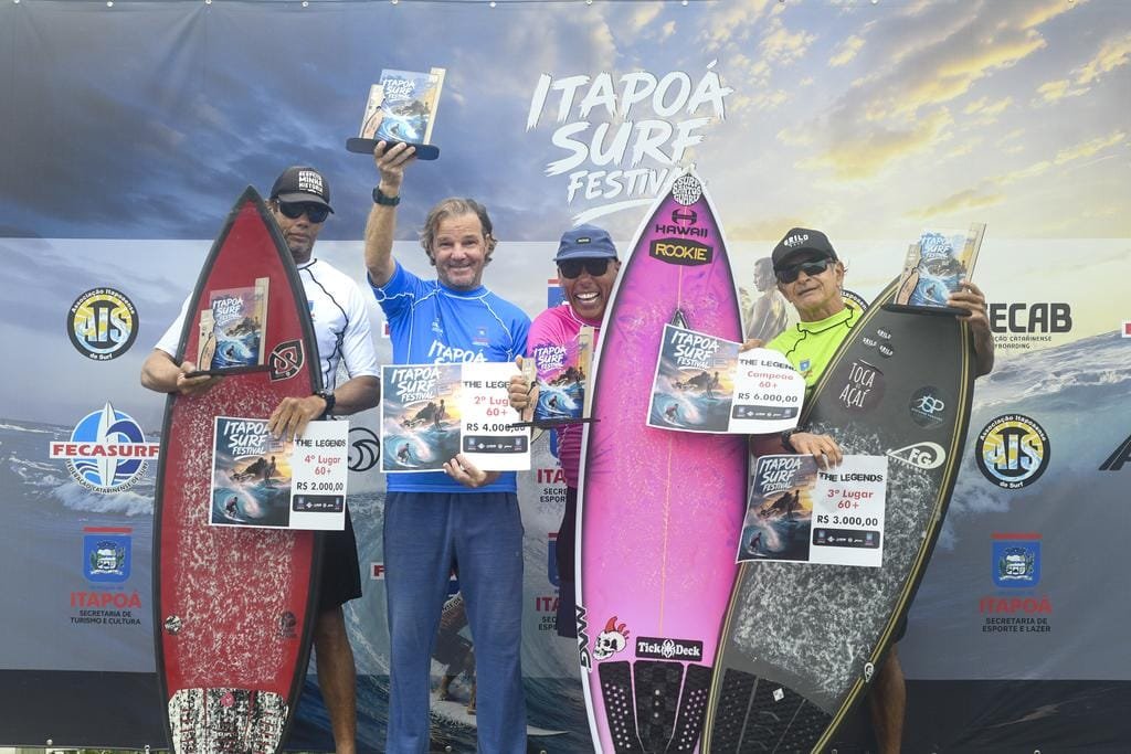 Podio The Legends 60 Mais Marcio David Fecasurf