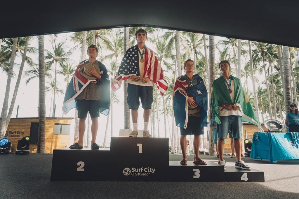 Podio Sub 18 Masculino Pablo Franco ISA