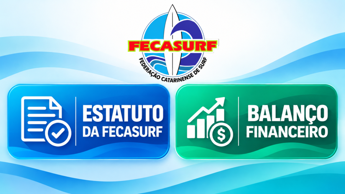 Painéis FECASURF Estatuto e Balanço